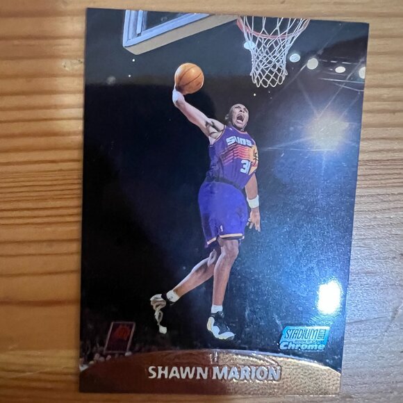 1999-00 Topps Stadium Club Chrome Rookie # 140 Shawn Marion - Picture 1 of 2